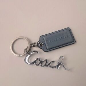 Coach handbag light blue hang tags/keychain